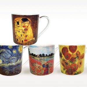 Artist set of 4 pint mugs