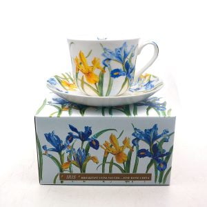 Fine Bone China Breakfast Cup And Saucer IRIS