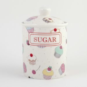 Fairy Cupcake Design Sugar Jar