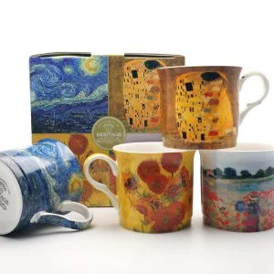 4 Gift Set Artist-Designed Mugs